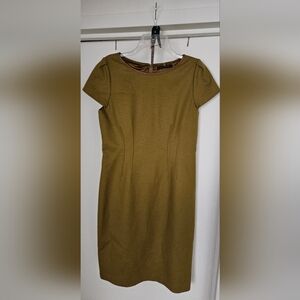 Tahari Elegant Olive Green Dress